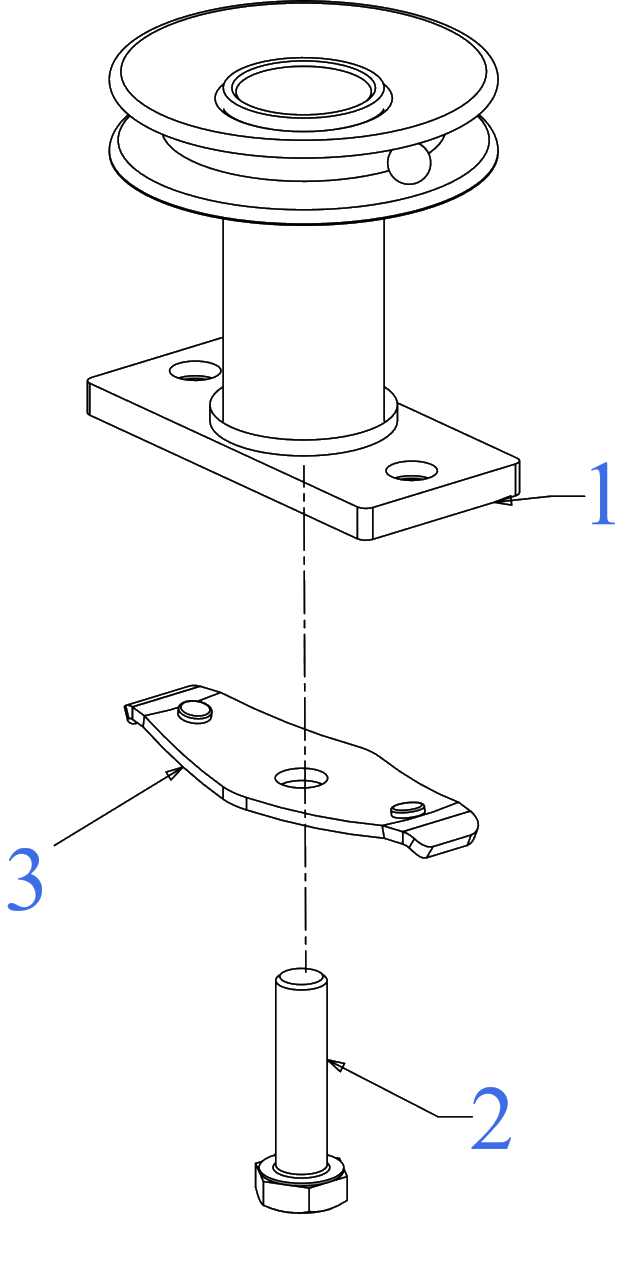 Blade Adapter Diagram and Parts List for 12AVB2ML345 2022 Yard Machines Lawn Mower